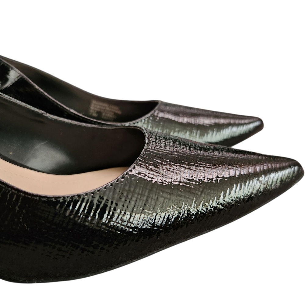 Alfani Heels Women's Step 'N Flex Babbsy Pointed Toe Slingback Pumps Black 7.5 - Picture 10 of 11